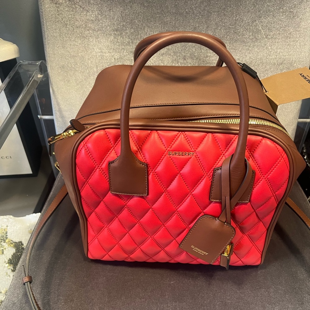 Brand new Burberry medium cube tags attached